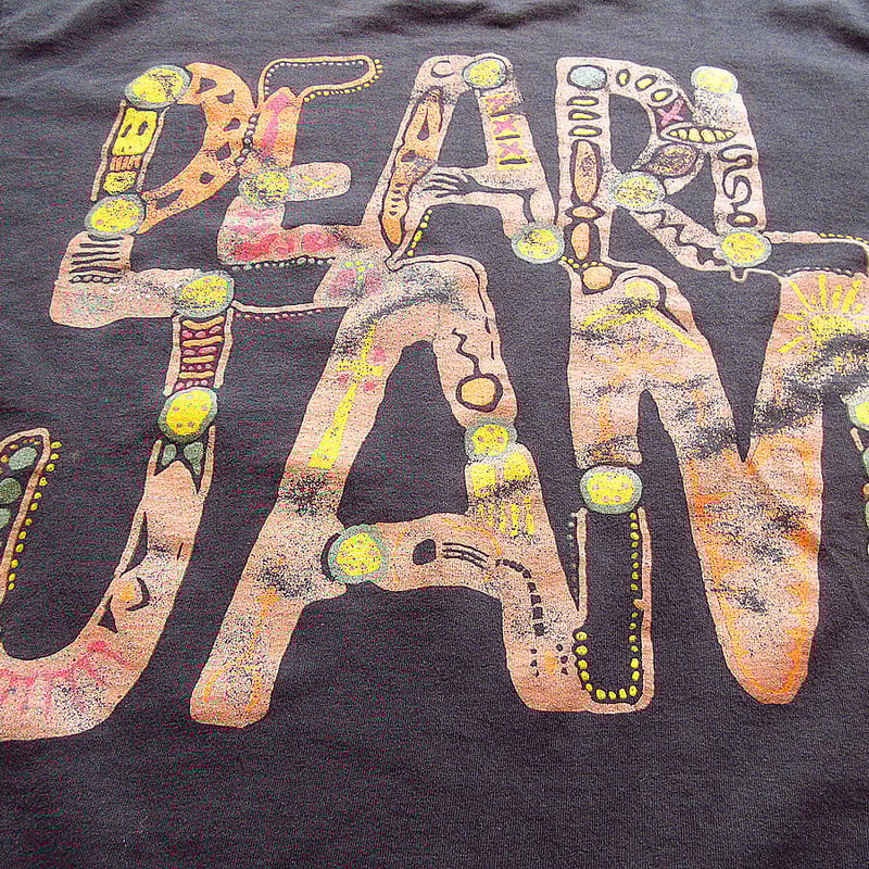 Pearl Jam Tシャツ ブラック ビンテージtシャツ 00年代 Pearl Jam パールジャム バンドTシャツ バンT メンズM