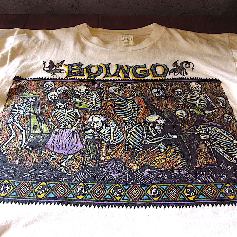 ビンテージ90's○OINGO BOINGO 1994年ツアーTシャツ白size L