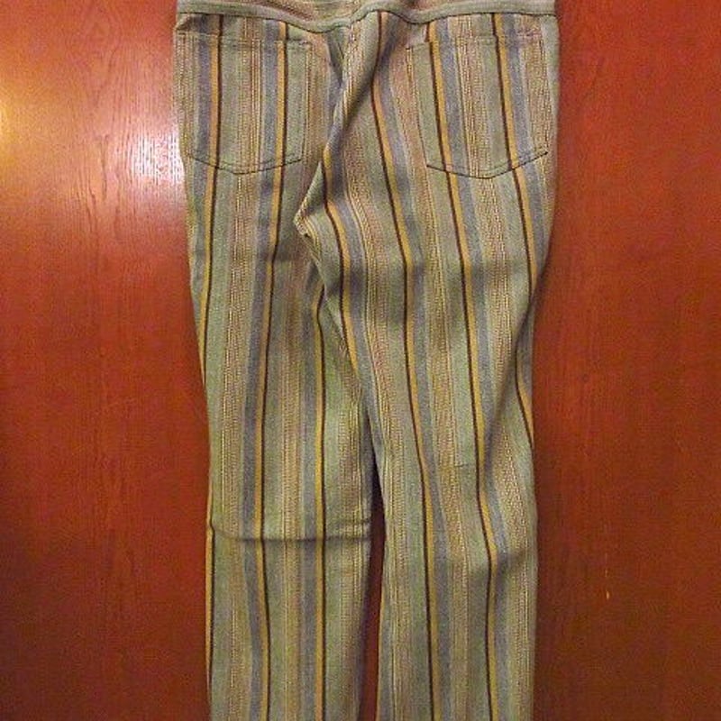 ビンテージ70's○MONTGOMERY WARDマルチストライプブーツカットパンツ