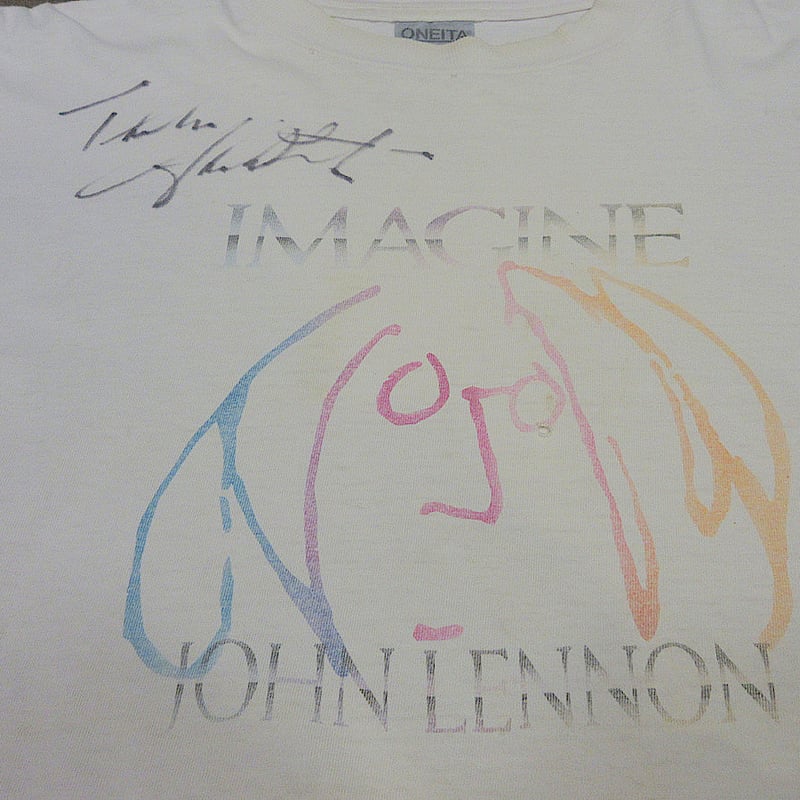 ビンテージ90's○John Lennon IMAGINE Tシャツ白size XL○2505