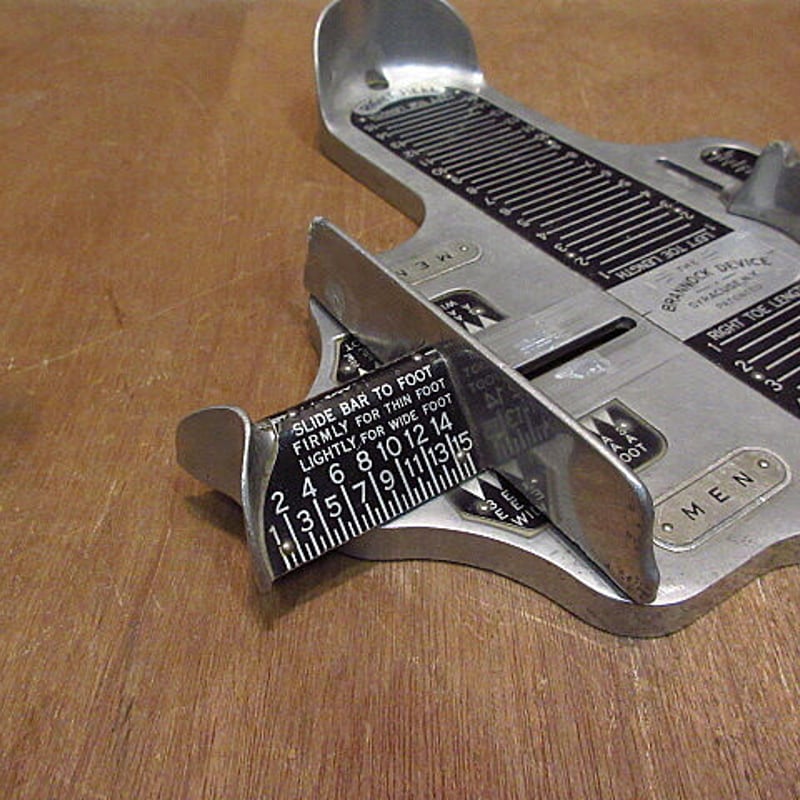 ビンテージ○THE BRANNOCK DEVICEフットメジャー○210225n4-otclc