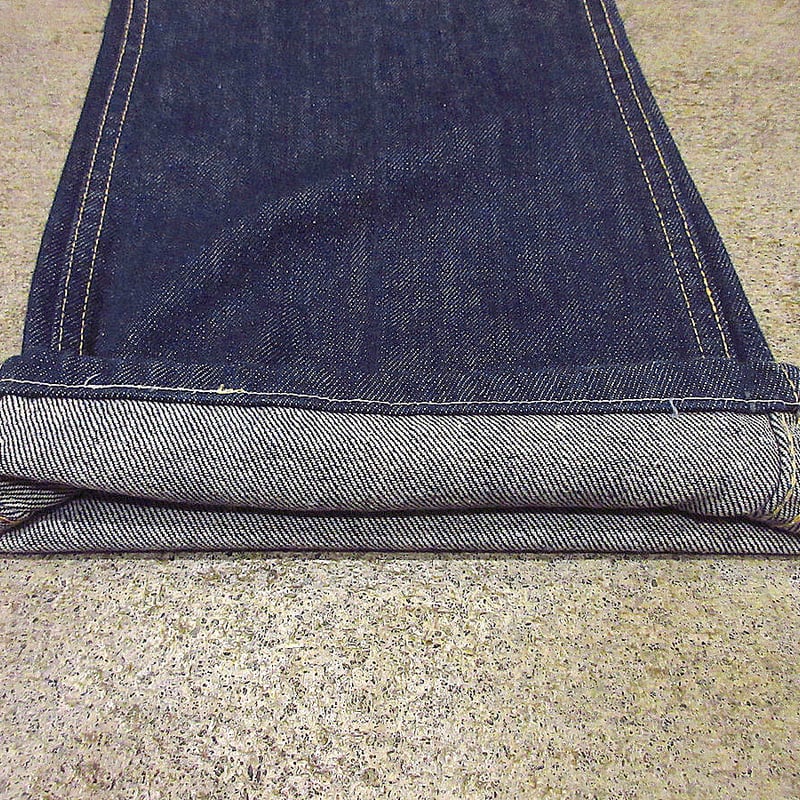 70年代 ヴィンテージ　BIG YANK フレアデニムパンツ 濃紺　スコービル ビンテージ70's○BIG YANKフレアジーンズ濃紺W36○210612s7-m
