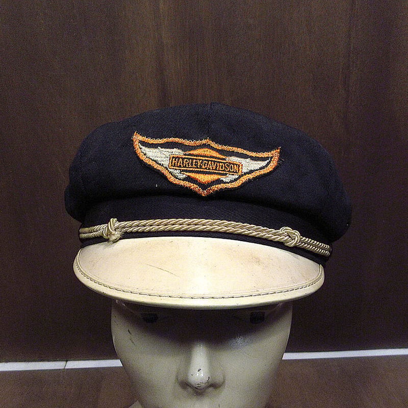 ビンテージ50's○HARLEY DAVIDSONモーターサイクルキャップsize