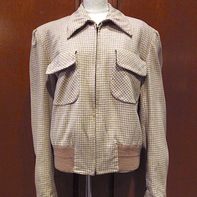 ビンテージ40's50's○PENDLETONチェックウールスポーツ
