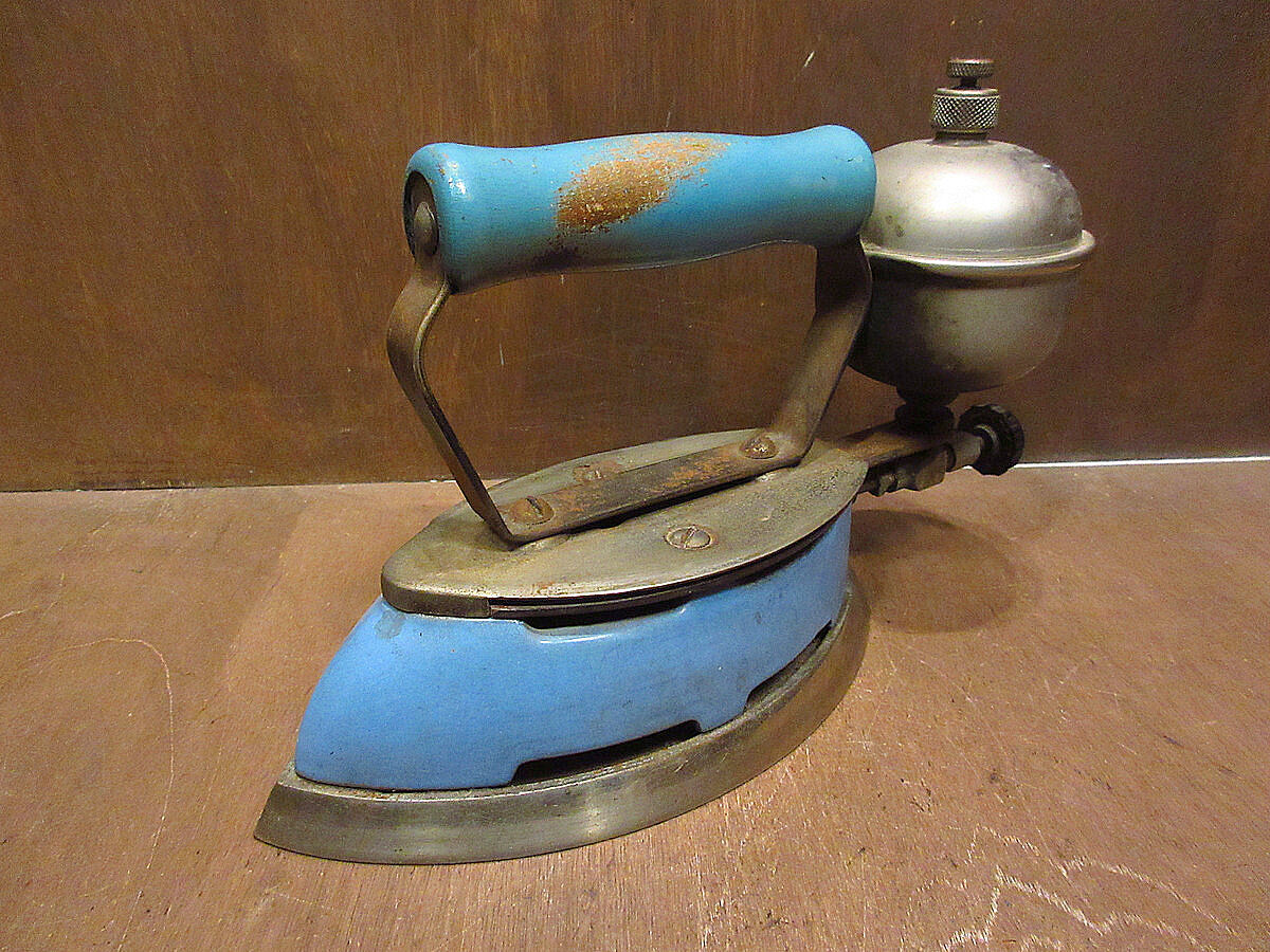 ビンテージ30's40's○Coleman MODEL 4Aガソリンアイロン○210715r8