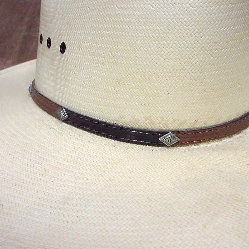 ビンテージ○STETSONウエスタンストローハット○240719i4-m-ht ビンテージ○STETSONウエスタンストローハット○240719i4-m-ht