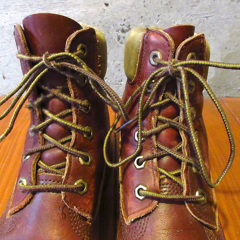 ビンテージ90's○Timberlandレディース黒タグ6インチプレミアムブーツ