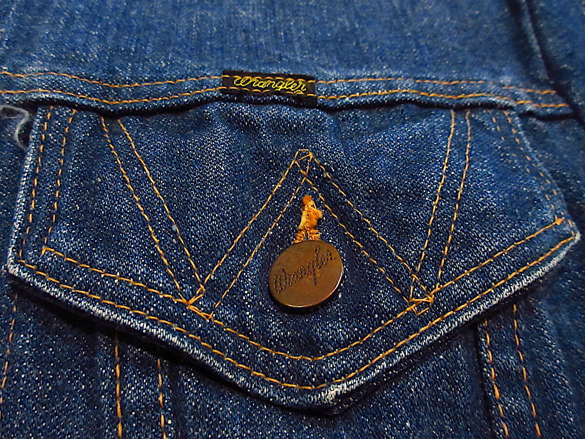 ビンテージ70's○Wrangler 127MJデニムジャケットsize 42○230915c