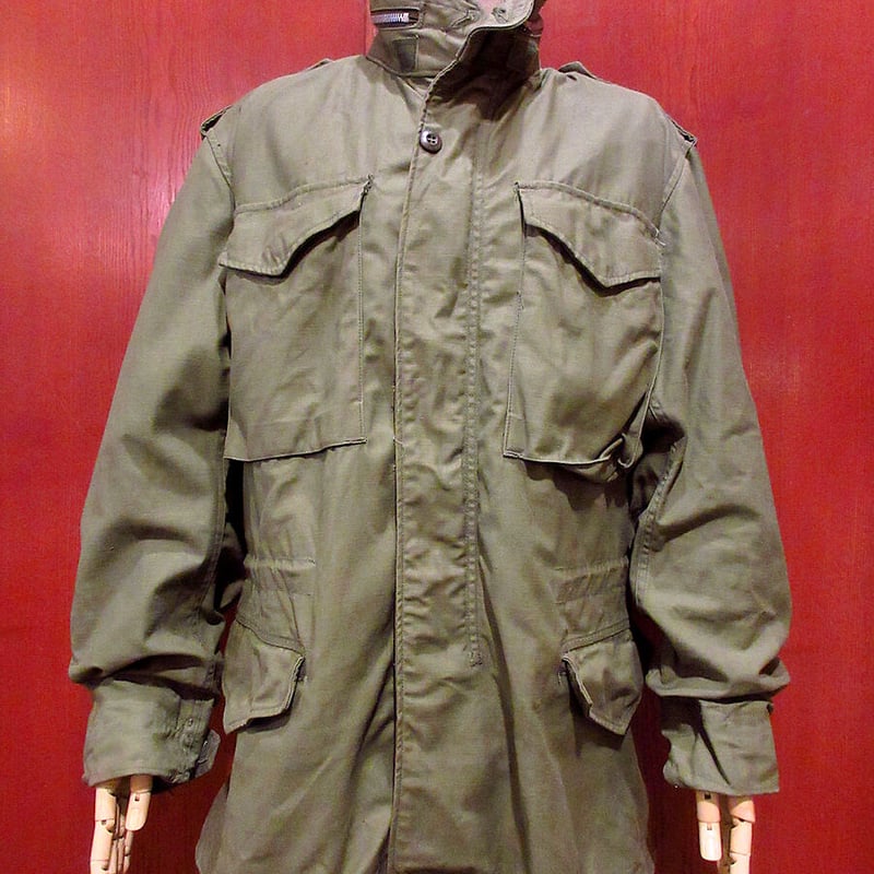 ビンテージ70's○USMC M-65ステンシル入りフィールドジャケット S-R