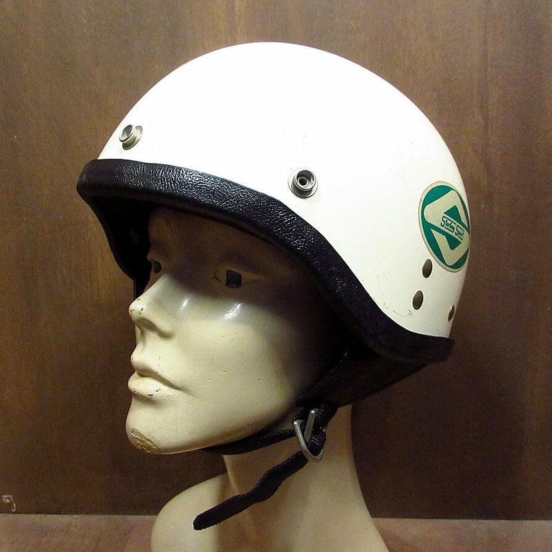 ビンテージ60's○Sterling Sport ハーフヘルメット白 L