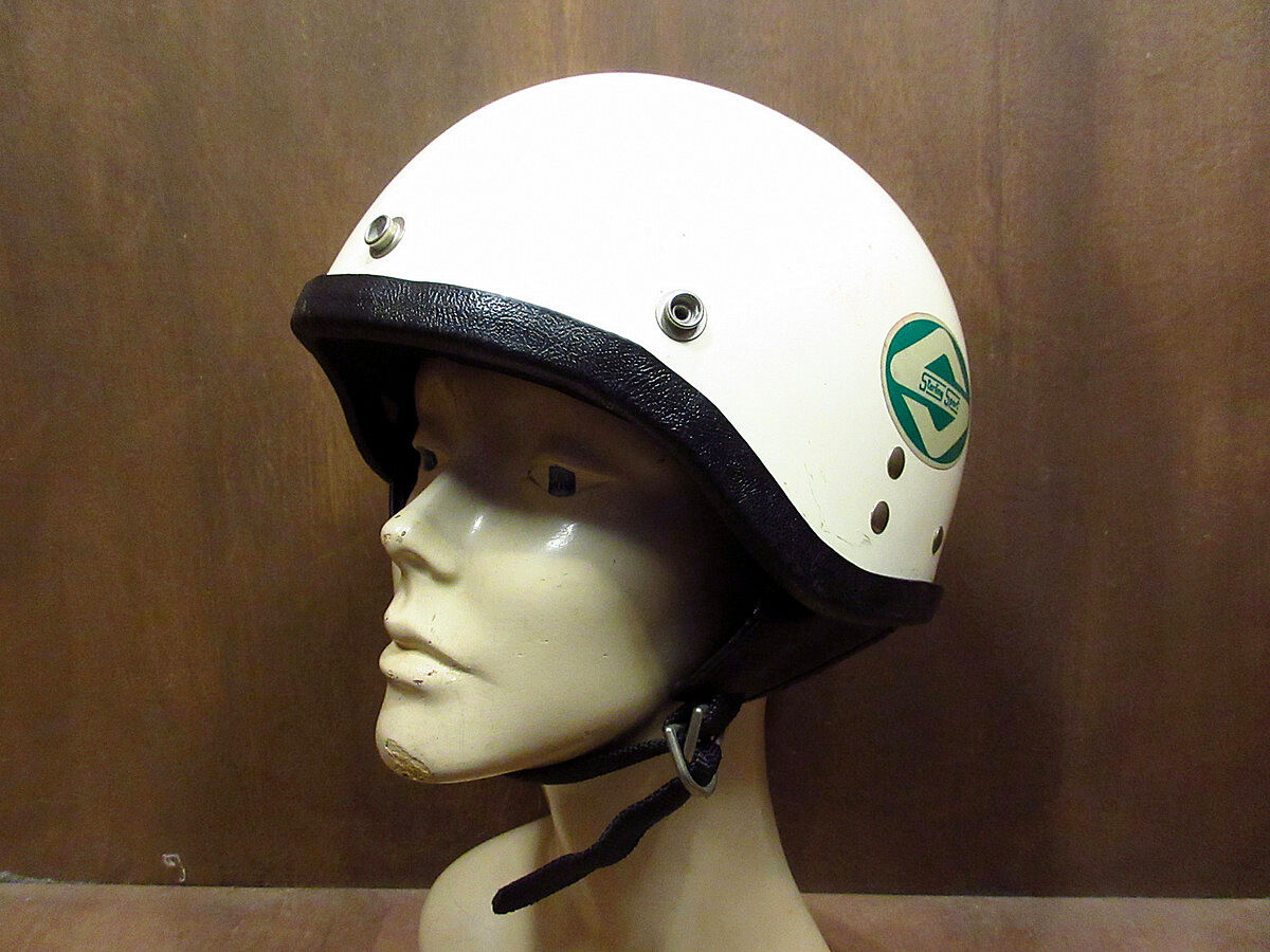 i*o様 Sterling Sport ビンテージヘルメット　ブコ　ハーフヘルメ ビンテージ60's○Sterling Sport ハーフヘルメット白 L○210714j6-h
