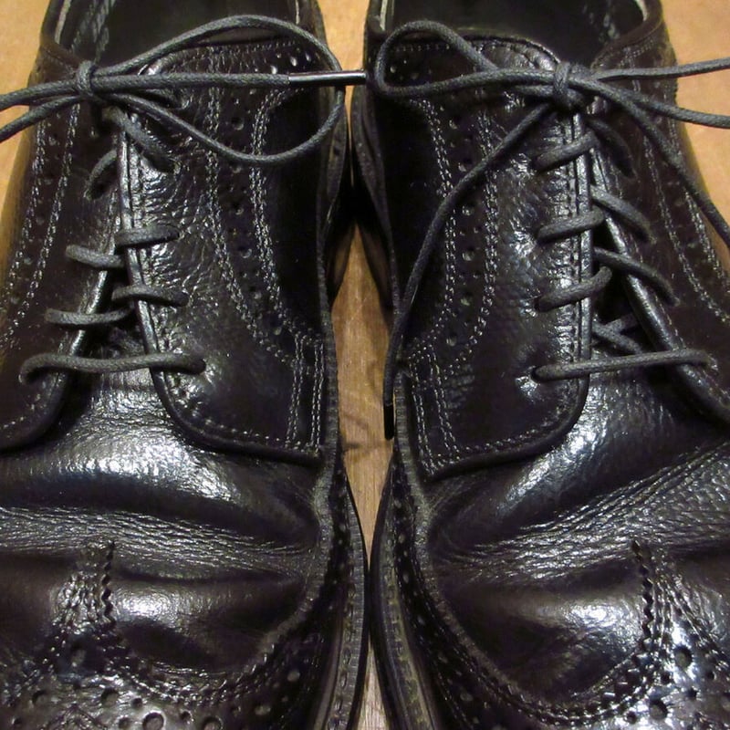 ビンテージ80's○Dexterウイングチップシューズ黒Size 6 1/2D