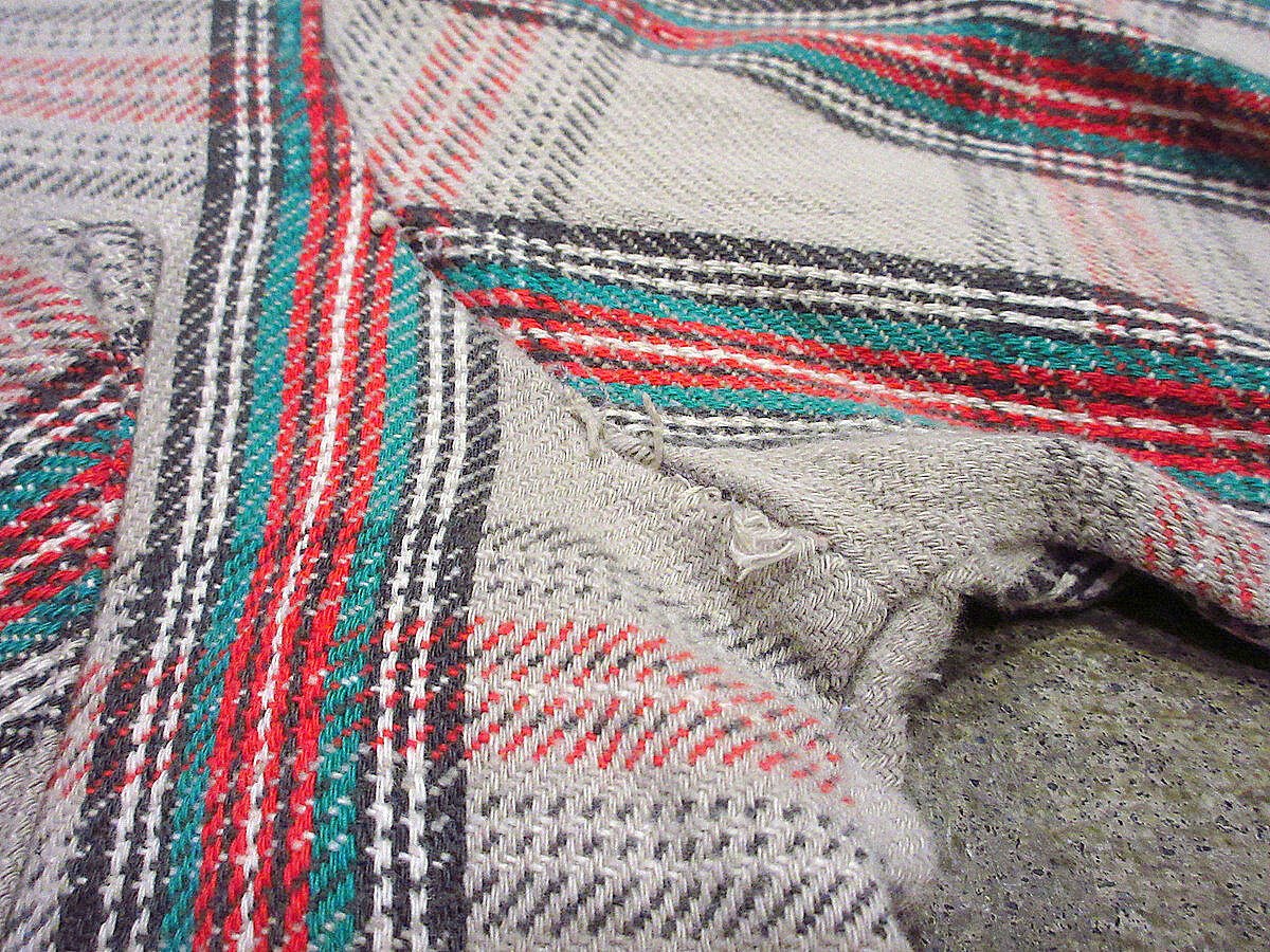 ビンテージ70's80's○gantryチェックヘビーネルシャツsize S