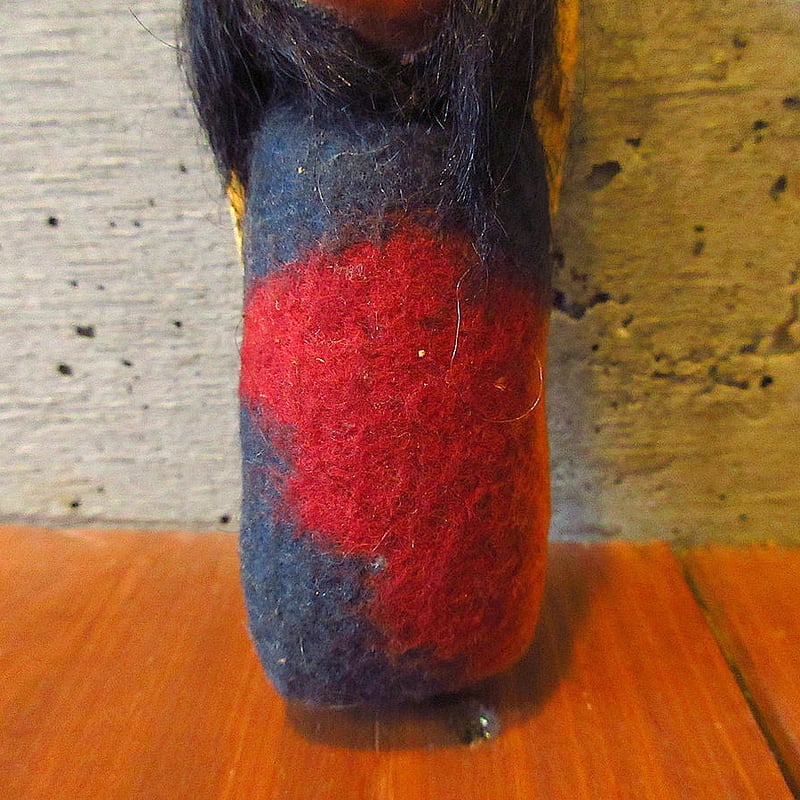 レアヴィンテージ アーティストパリアンドール ビッグサイズのインディアンの女性 昭和 レトロ アンティーク ヴィンテージ 人形 女の子 ドール