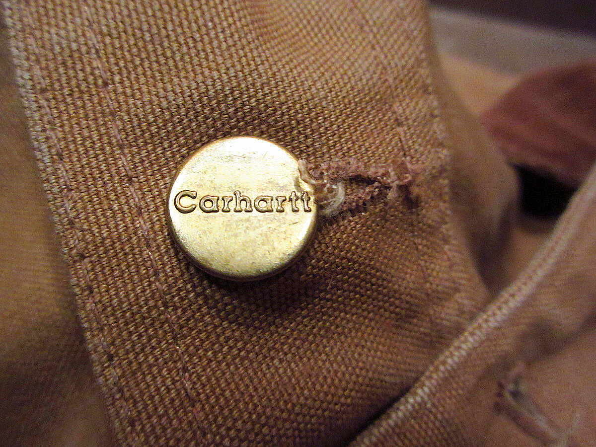 Carhartt NAVSEA刺繍入り裏地ブランケットミシガンチョアコート Carhartt NAVSEA刺繍入り裏地ブランケットミシガンチョアコート