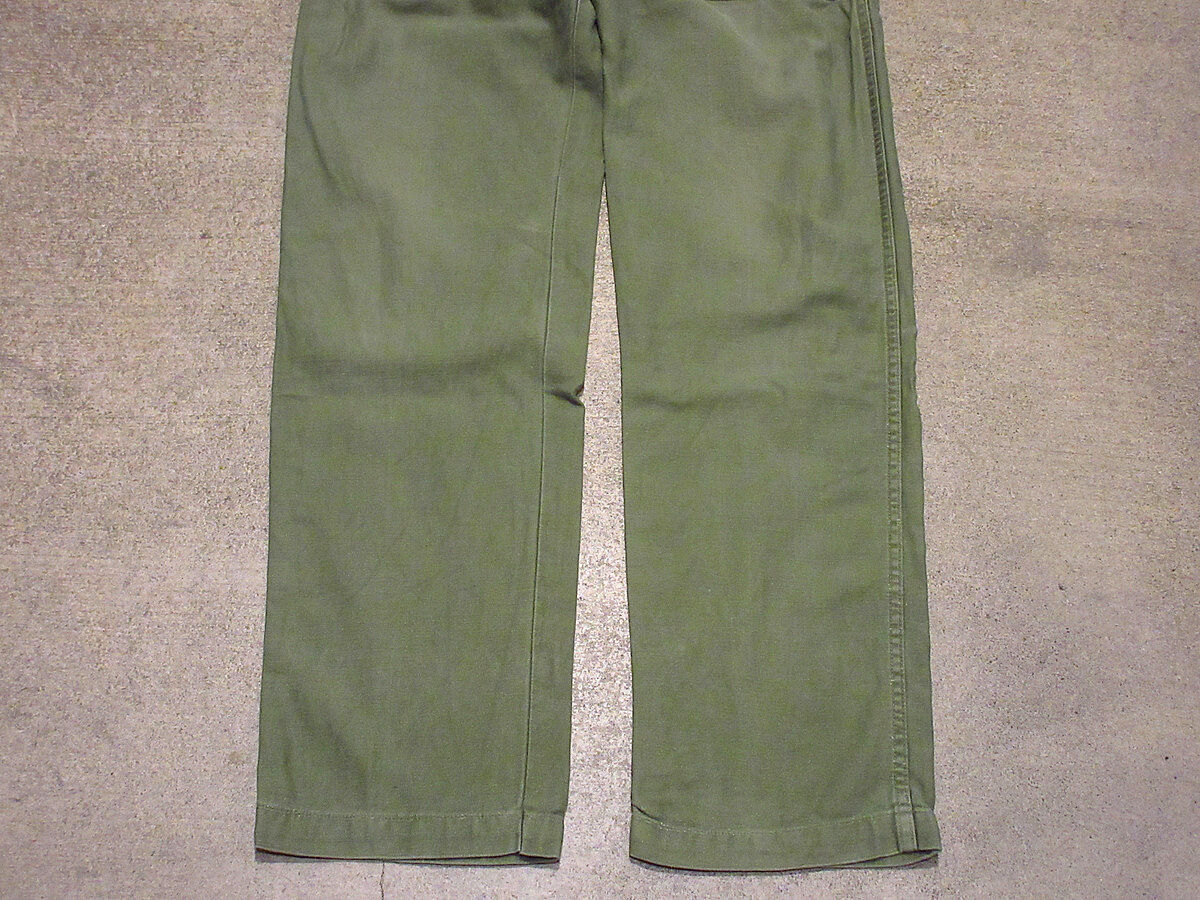 ビンテージ60's○U.S.ARMY ボタンフライコットンサテンベイカーパンツ