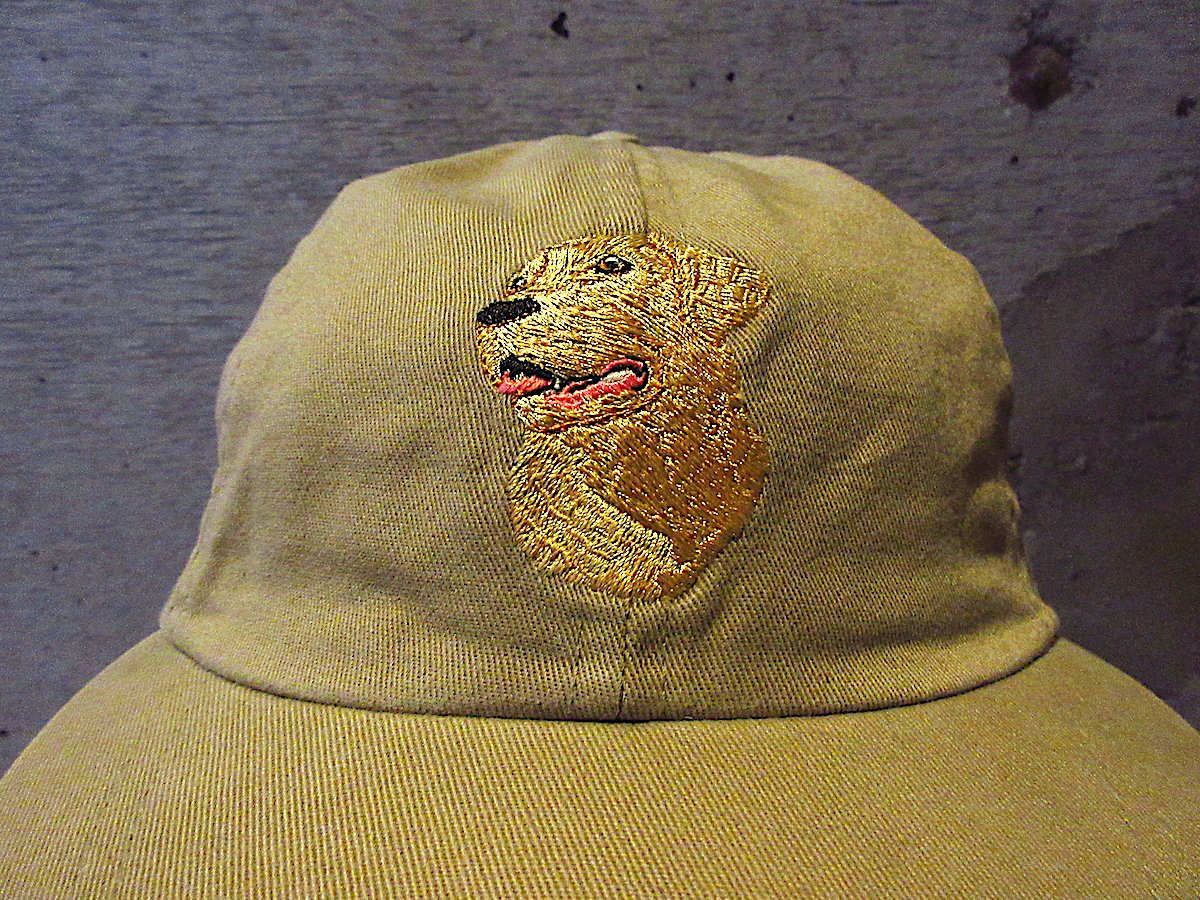ビンテージ90's○ORVISゴールデンレトリバー刺繍入り6パネルキャップ