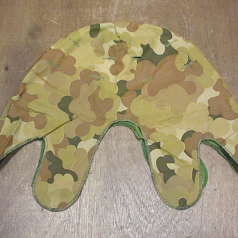 ビンテージ60's○ミリタリーミッチェルパターンカモM1ヘルメットカバー