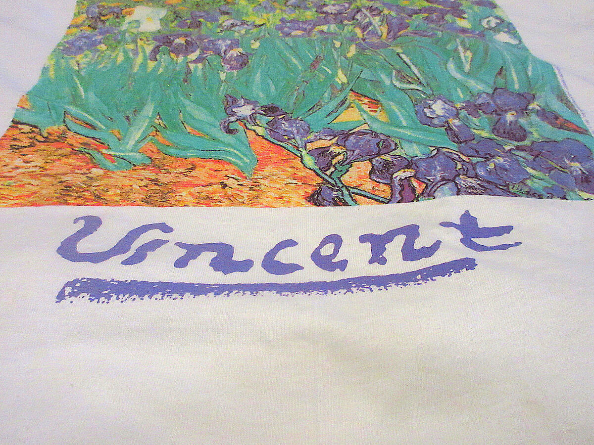 ビンテージ90's○Vincent Van Gogh「アイリス」アートプリントTシャツ