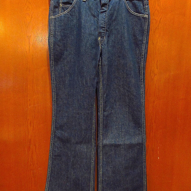 ビンテージ70's○BIG YANKフレアジーンズ濃紺W36○210612s7-m ビンテージ70's○BIG YANKフレアジーンズ濃紺W36○210612s7-m