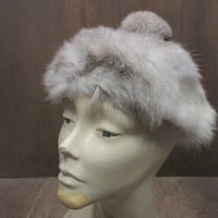 ビンテージ-70’s●DEADSTOCKラビットファーハット●250128j4-w-ht-ot古着1970sデッドストック帽子