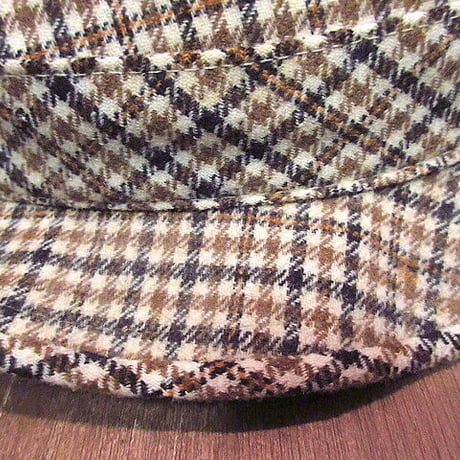 ビンテージ60’s●PENDLETONチェックウールフェドラハットsize 7 1/4●200904n7-m-ht-fltペンドルトン古着帽子メンズ中折れ帽