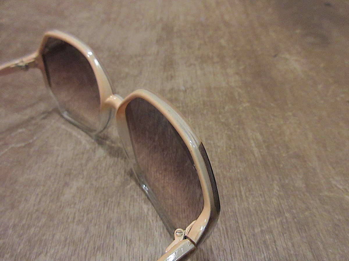 ビンテージ~70's○オクタゴンサングラス○250611z8-eyglsアイウェア多