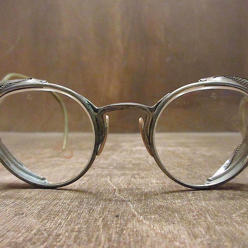 ビンテージAmerican Optical レザー 風防付きゴーグル ビンテージAmerican Optical レザー 風防付きゴーグル