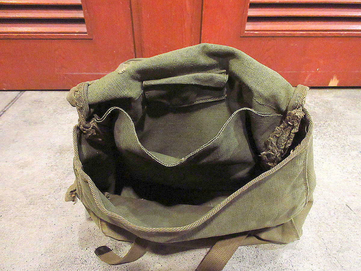 ビンテージ USMC キャンバス ダッフルバッグ 米軍 ミリタリー
