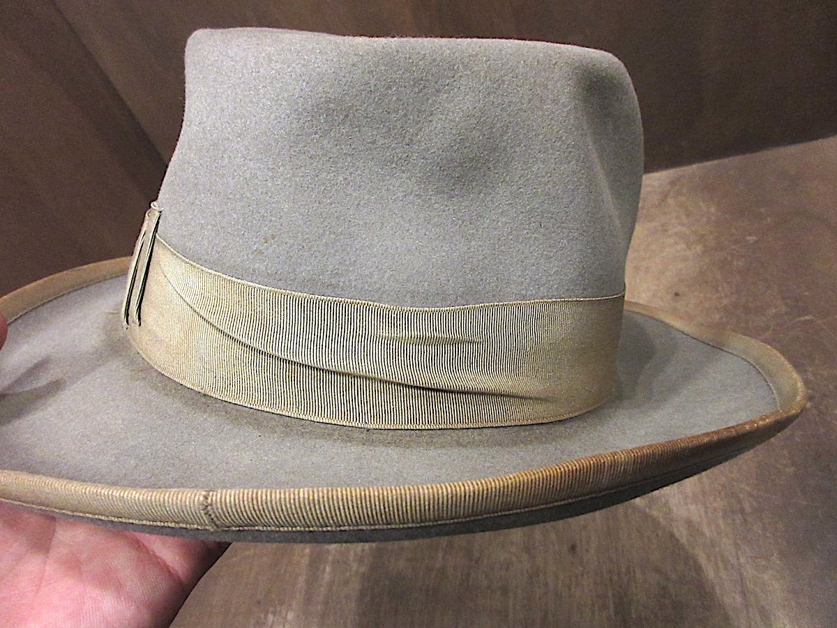 ビンテージ40's○HARDEMANフェドラハットsize 7 1/8○251023z2-m-