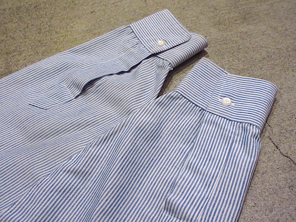 ビンテージ70's○Norm Thompsonストライプボタンダウンシャツsize 16