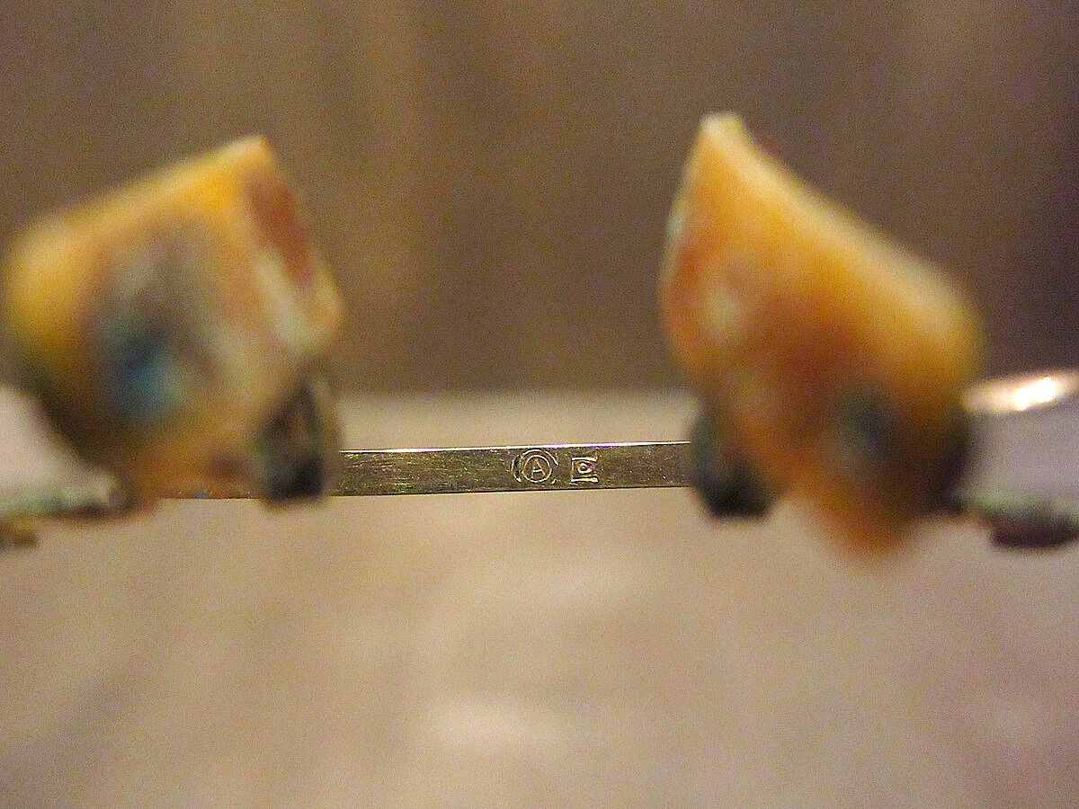 ビンテージ~40's○Cブリッジ型フィンチ眼鏡○221215i1-eygls 20s30sアン