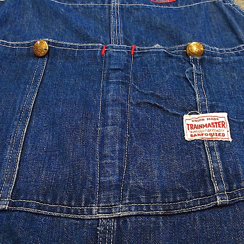 ビンテージ50's○COWDENデニムオーバーオール実寸W108cm○220725c4-m-o