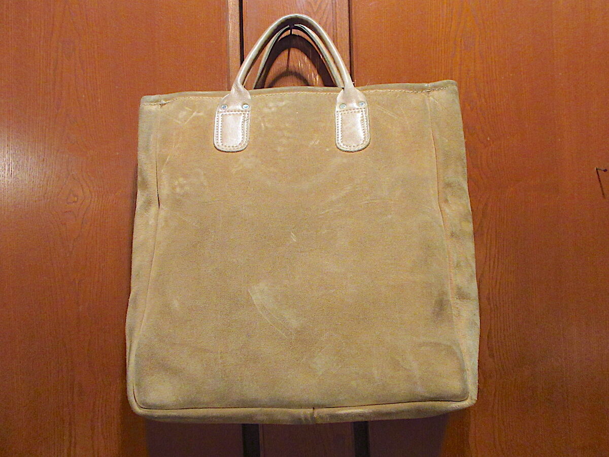ビンテージ○スウェードトートバッグ○220917r6-bag-ttかばんUSA