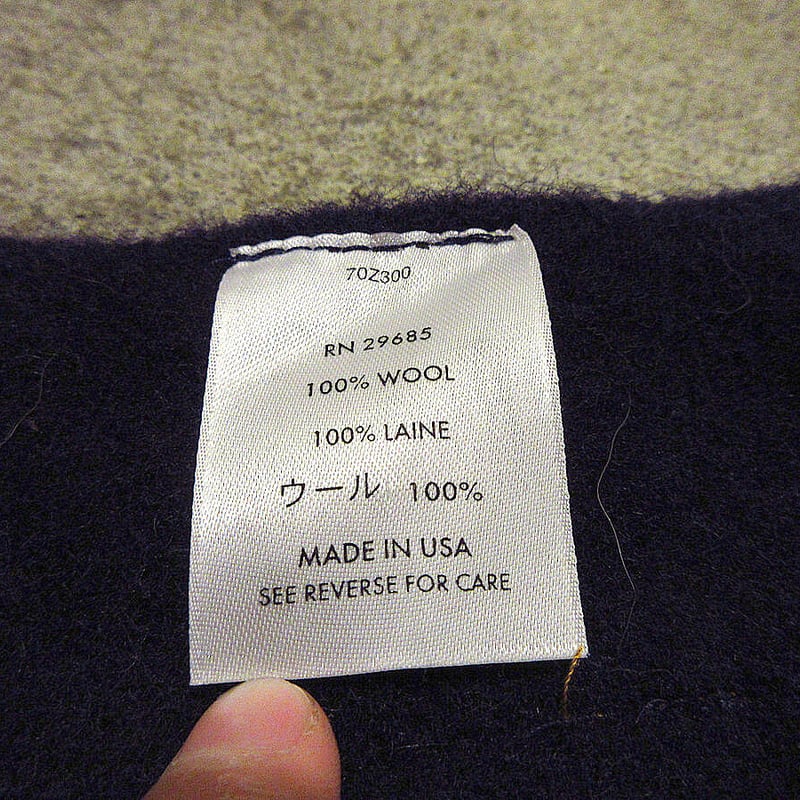 PENDLETON HOME COLLECTIONウールブランケット紺size 168cm×1