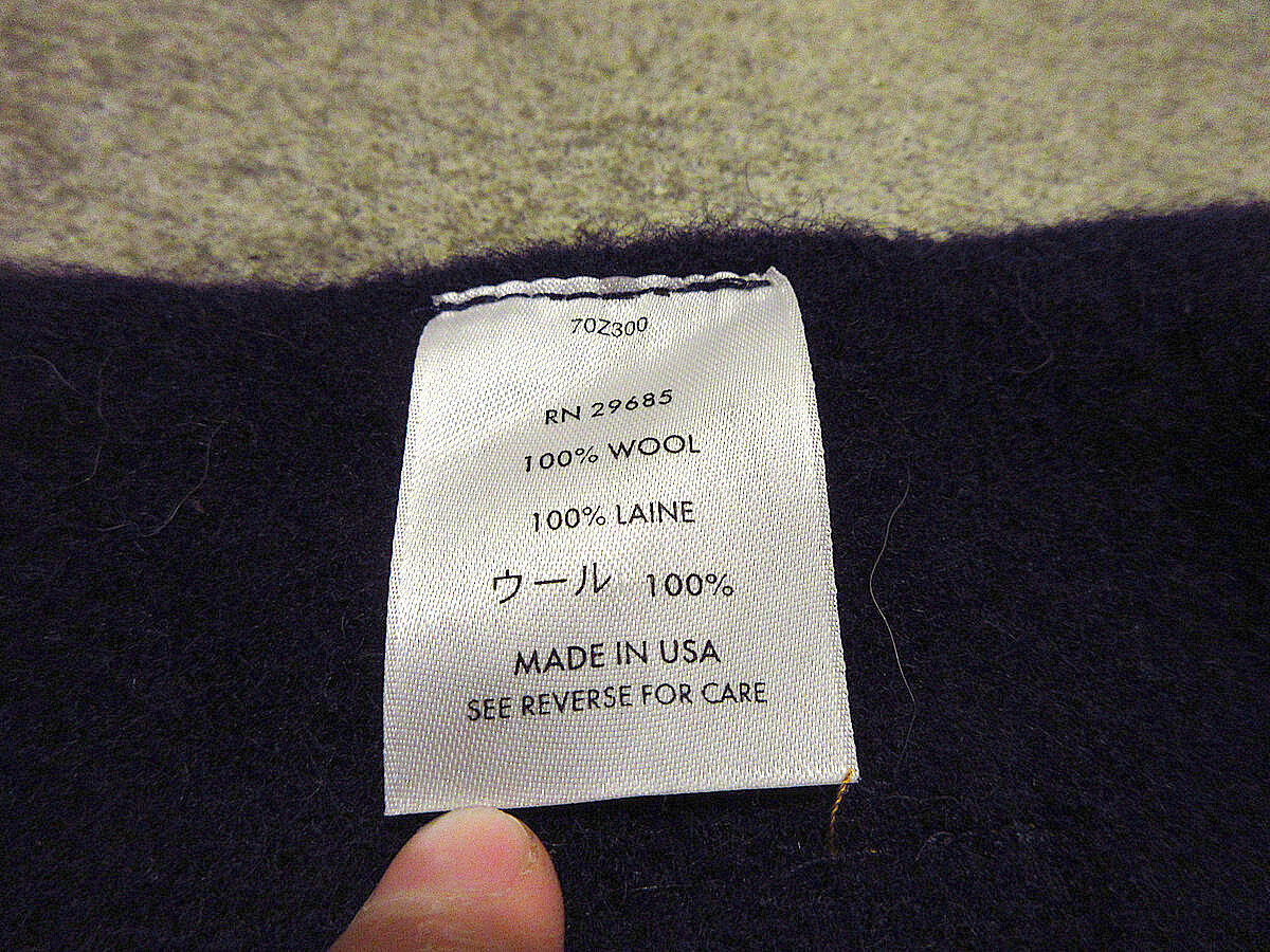 PENDLETON HOME COLLECTIONウールブランケット紺size 168cm×1