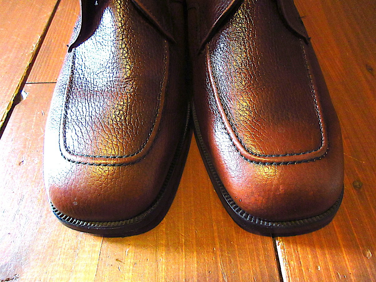 ビンテージ70's80's○Thom McAnレザーUチップシューズ茶○250731j5-m-