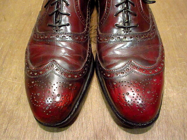 Allen Edmonds McAllister ウイングチップシューズ赤茶 11C○2103