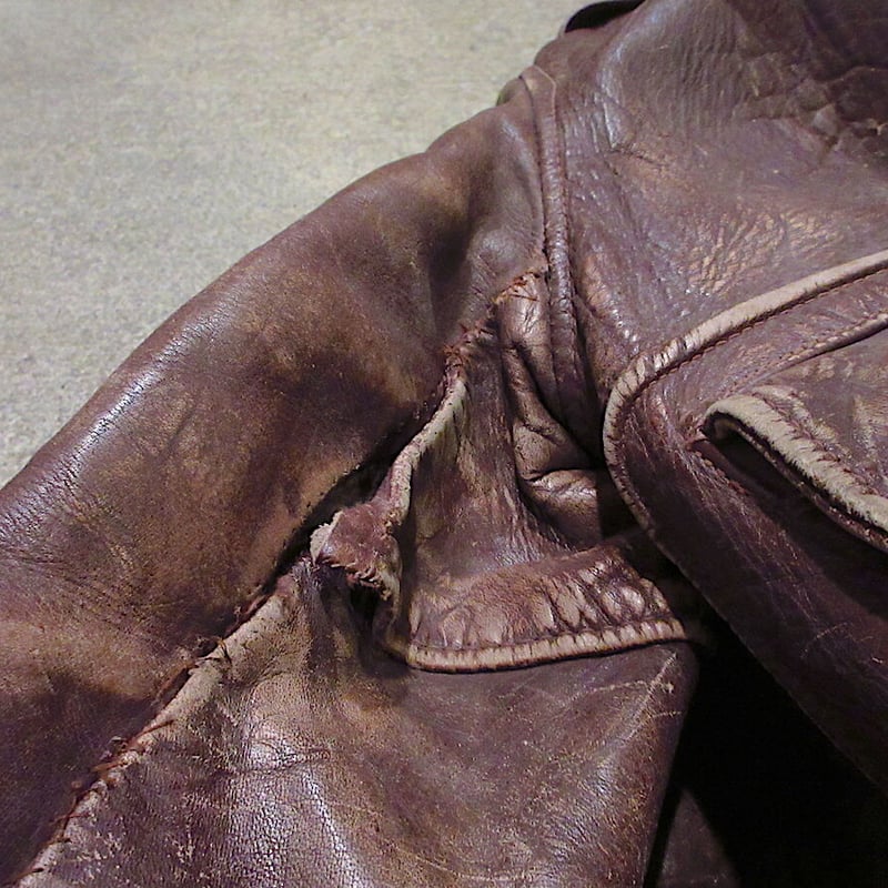 ビンテージ50's○Graisホースハイドジャケット 茶○211219r5-m