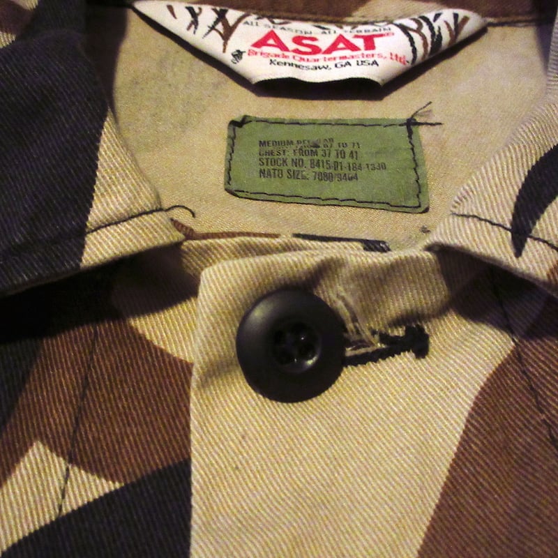 ビンテージ90's○ASATトライバルカモ柄BDUジャケットsize M-R○251223j3