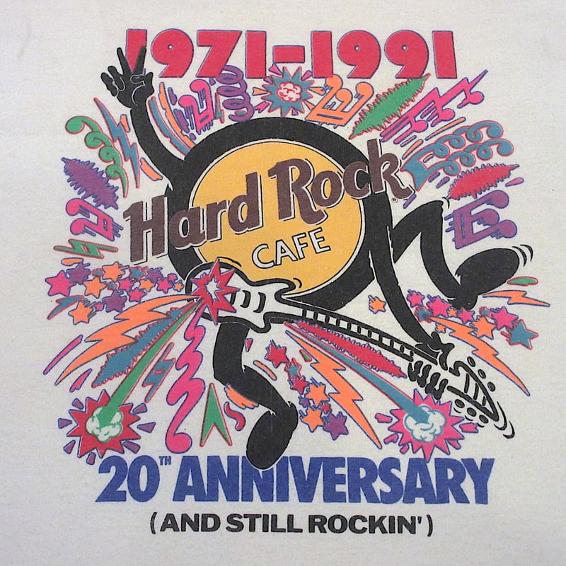 ビンテージ90's○Hard Rock CAFE 20th ANIVERSARY Tシャツ s
