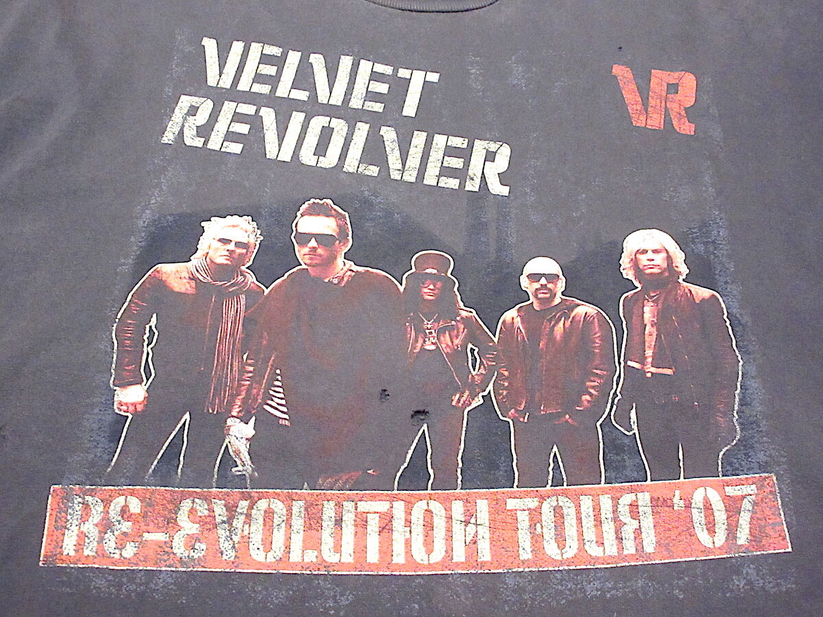 ビンテージ2000's○VELVET REVOLVERツアーTシャツ黒size XXL○230