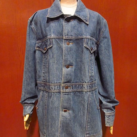 ビンテージ70's●Levi'sデニムブッシュジャケットカスタムsize EX-LARGE●220121r5-m-jk-dnm古着リーバイスアウタージージャンUSA