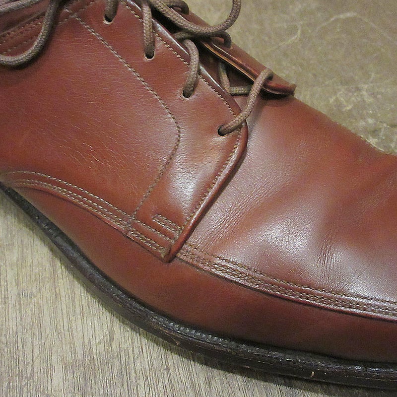 ビンテージ50's○NUNN-BUSHレザーUチップシューズ 茶size 11 AA○2504