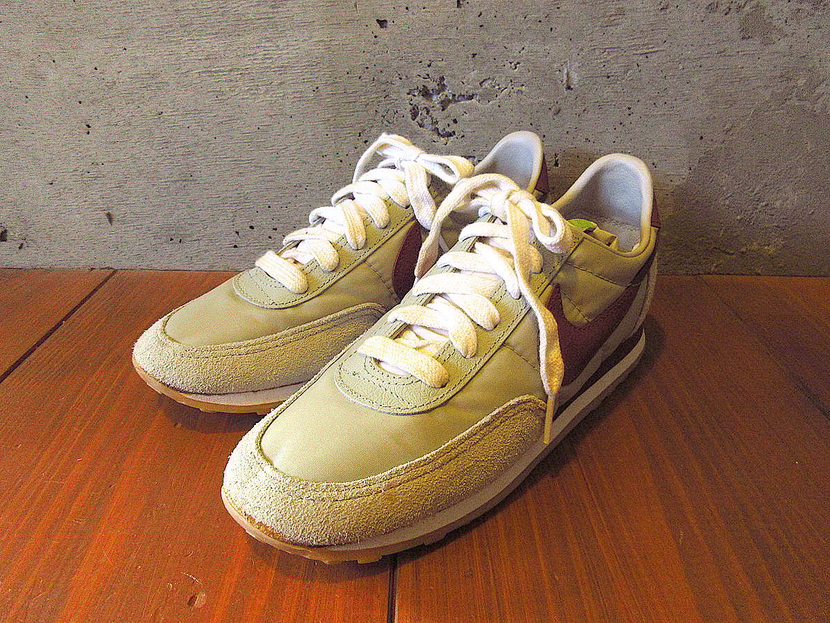 さ*た様 NIKE vintage デッドストック　幻級　ヴィンテージ ナイロン ビンテージ80's○DEADSTOCK NIKE DIABLOエンジ×グレーsize 6 1/