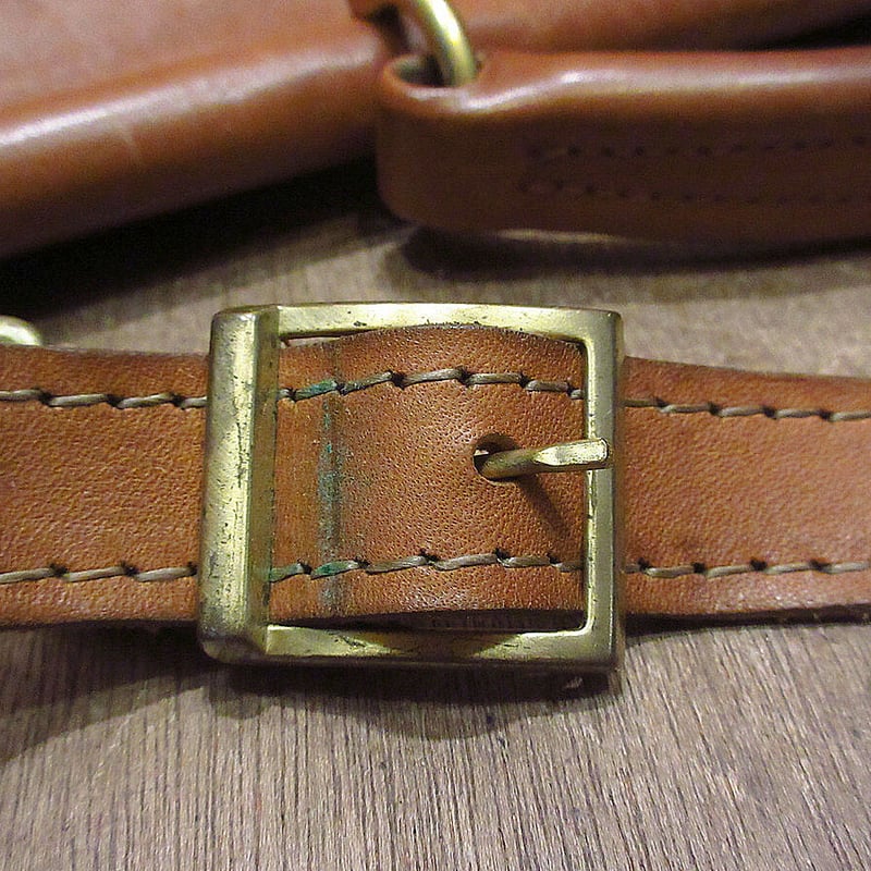 ビンテージ○オールドコーチ2WAYレザーブリーフケース茶