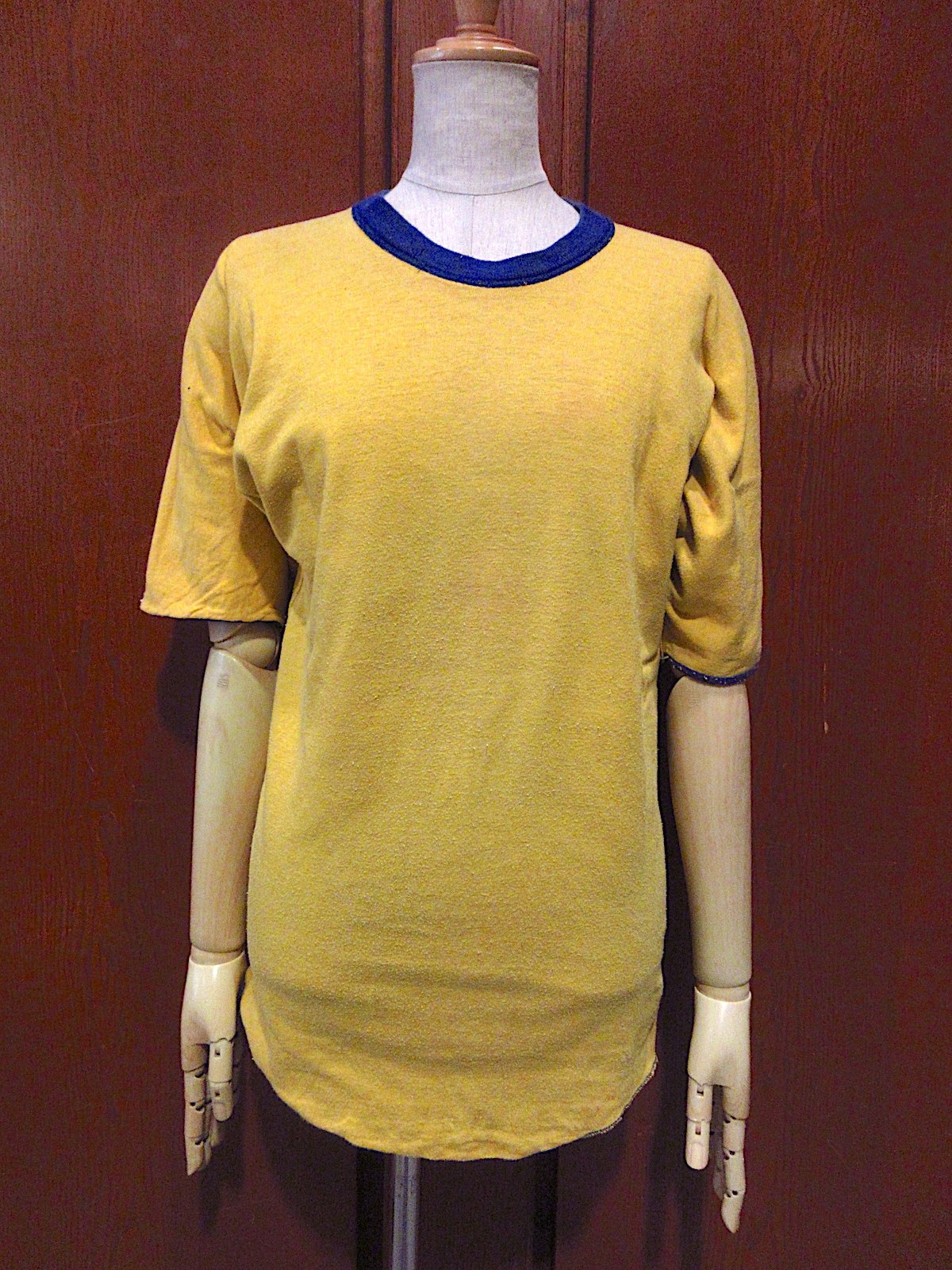 ダブルフェイス　ナス紺　ヴィンテージ 　Tシャツ　60s 【ビックサイズ】 champion】ダブルフェイス Tシャツ 茄子紺 60s 復刻 ランタグ
