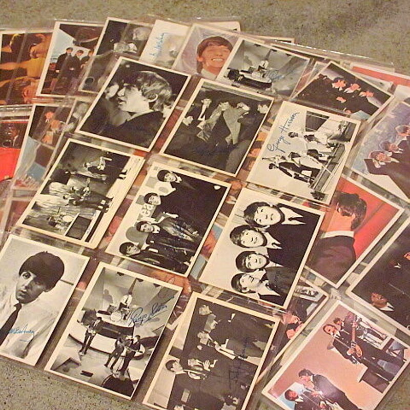 ビンテージ60's○The Beatles トレーディングカード98枚セット