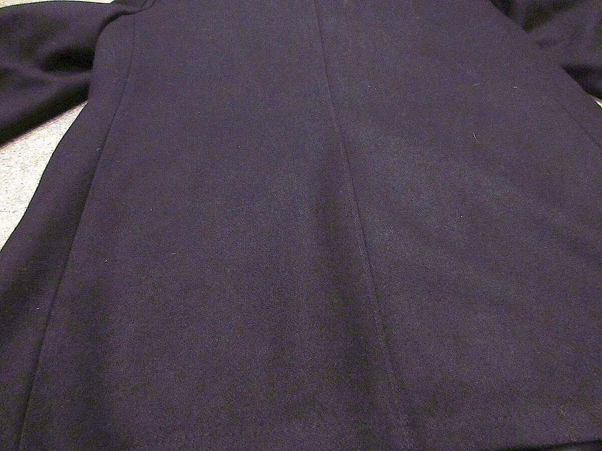 ビンテージ70's○Dan-Jacフェイクファーウールコート黒size 42 ビンテージ70's○Dan-Jacフェイクファーウールコート黒size 42