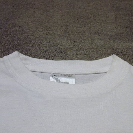 ビンテージ●adler Cesky Krumlov風景アートコットンプリントTシャツ白size M●220926s3-m-tsh-ot古着トップスチェスキー クルムロフ